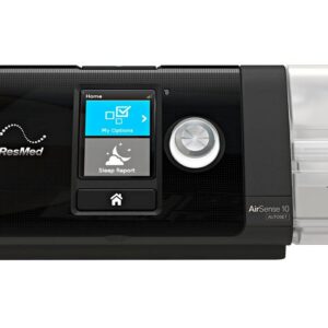 ResMed AirSense 10 AutoSet CPAP machine with built-in humidifier for sleep apnea